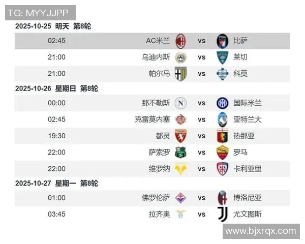 AC米兰与尤文图斯对决时间安排及赛事前瞻分析